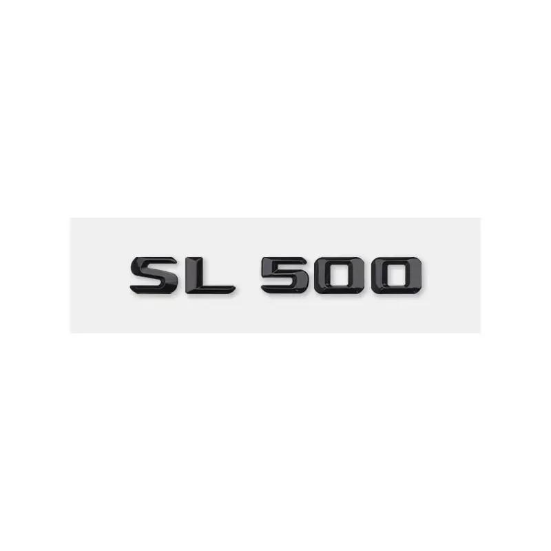 for mercedes benz SL class refit rear boot displacement number trunk label decal SL55 SL400 SL500 SL550 letter logo car stickers