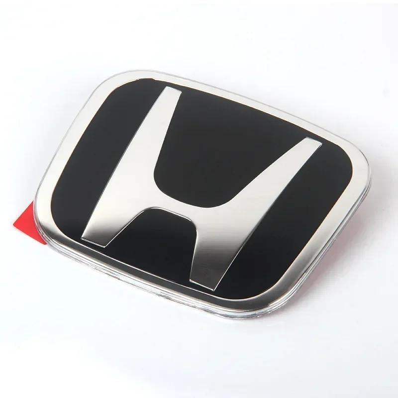 Car Front Grille Emblem Trunk Sticker Steering Wheel Badge Decal for Honda City Civic Accord CRV HRV Fit Jazz Odyssey Jade Vezel BI2