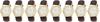 Analog Waterproof Watch with Date Display and Leather White [Citizen Q&Q] Strap, D010-104, Men's,