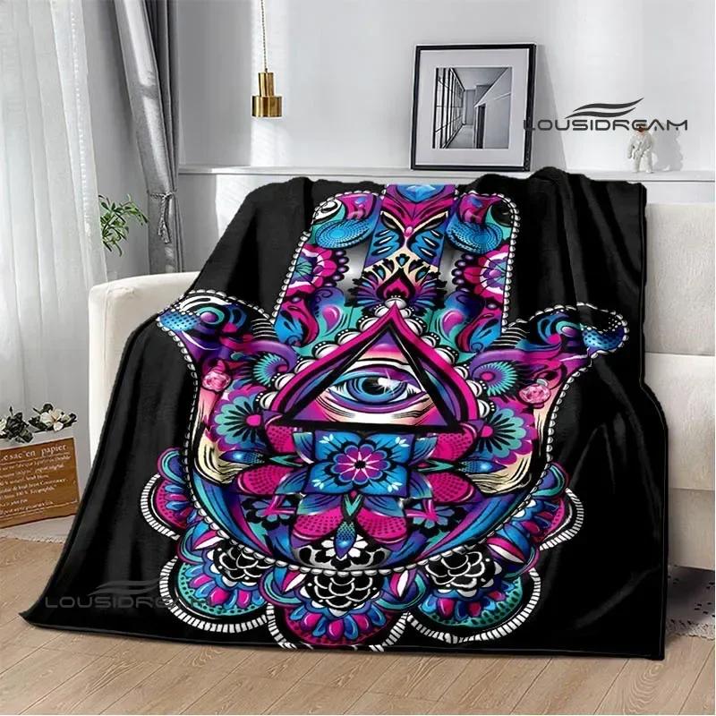 3D Fatima-Hand Aufgedruckte Decken Modische Warme Decke Weiche Und Bequeme Decke Haus Reise Decke Geburtstagsgeschenk