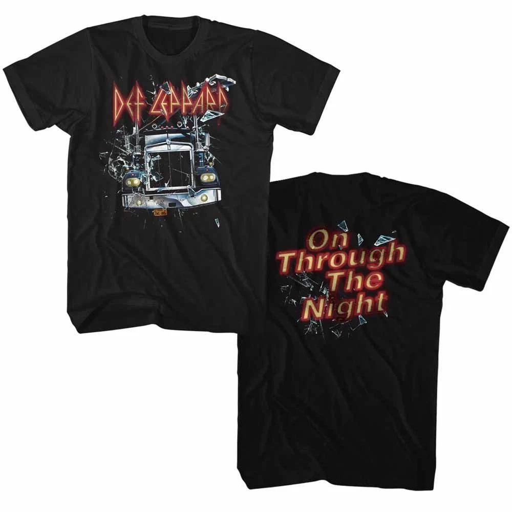 Def Leppard Through Night 2side TShirt S