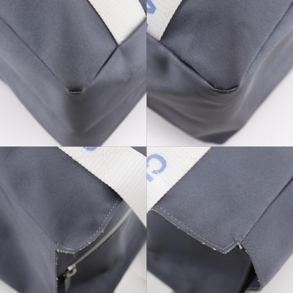 CHANEL Sports line Tote Bag logo gray Nylon Women Used