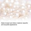 1 Yard DIY Handmade Lace Pearl Ribbon Tape Trim Decoration Clothes Accessories #3