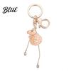 Colorful Tassel Keychain Money Bag Rhinestone Design Lucky Shape Key
