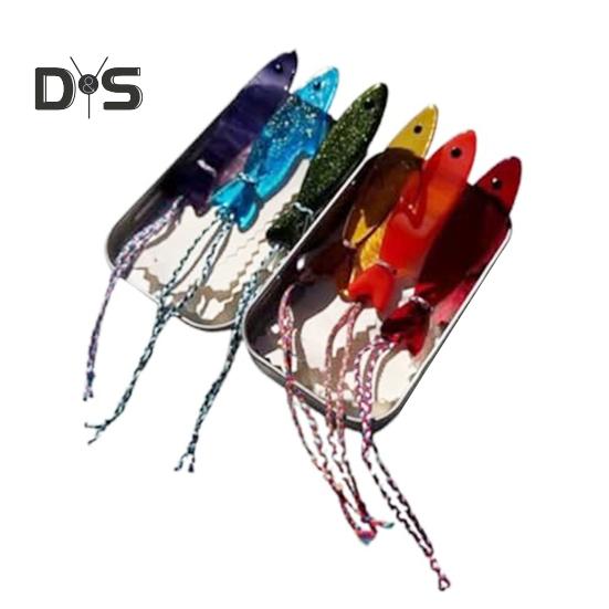 

6 шт. подвесок в виде сардин, подвесной ловец солнца с ремешком, легко подвешиваемые подвесные украшения в виде сардин, декор в виде ловца солнца в морском стиле 1 Set