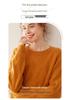 2025 Autumn/Winter Women's Soft Cashmere Round Neck Cable Knit Sweater - Korean Style