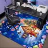 1PC Custom Name Christmas Macaron Theme Floor Mat Ideal for Living Room, Game Rooms, Office, Bedroom, Office Floor Mat , Floor Mats for Home