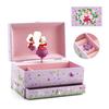 Music Box for Girls, Gift, Accessory Case, Children's Jewelry Case, Treasure Chest, Accessory Box, Pink, Cute, Birthday, Christmas [DJECO Princess