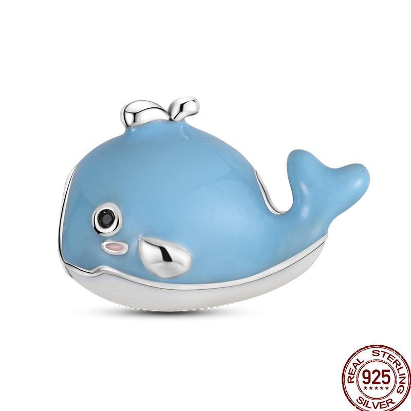 Copper Blue Zircon Beads Ocean Crab Starfish Ship Series Summer Suitable For 3Mm Original Bracelet Diy