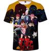 3D Print T-shirts Anime Manga Dandadan Men Women Round Neck Short Sleeve T Shirt Fashion Harajuku Kid Top Oversized Man Clothing