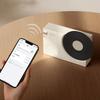 Retro Record Player   Speaker Wireless Miniature Speaker Portable Desktop Speaker Ornament with Memory Card Clock USB Charging for
