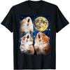 Hamsters Howling At Moon T-Shirt