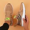 Men's Knitted Mesh Sports Shoes Style Soft Soled Walking Shoes Ideal for Office Walking Relaxation Versatile Shoes for Couples