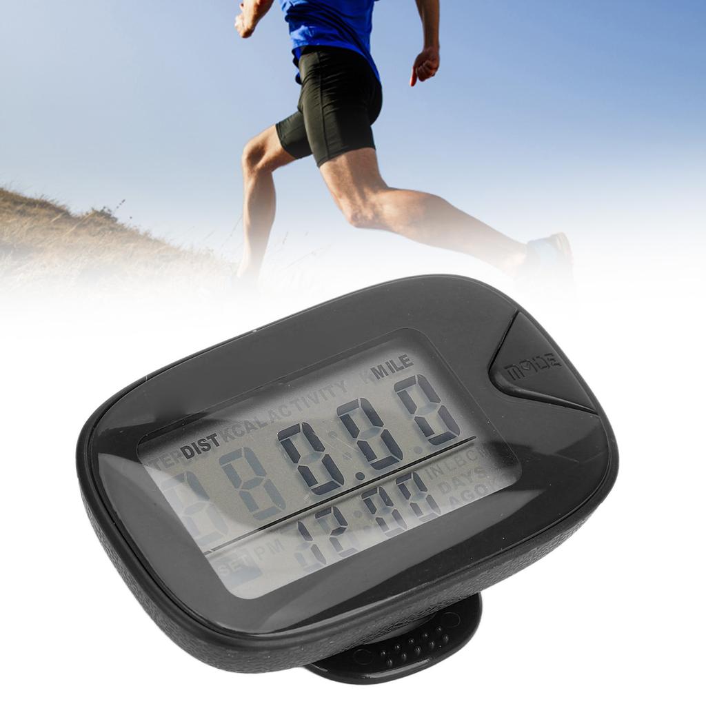 Walking Pedometer Large Digital Display Multifunctional Lightweight Accuracy Memory Step Counter for Men Women