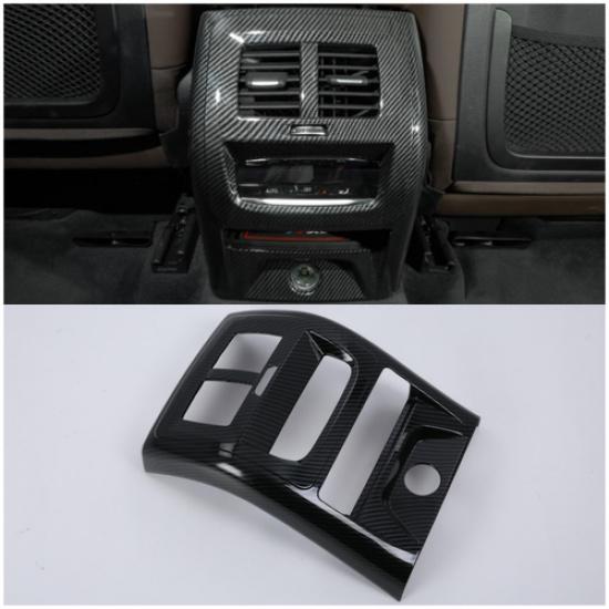 ABS Carbon Fiber Rear Air Vent Outlet Frame Cover Trim For 2018- BMW X3 G01