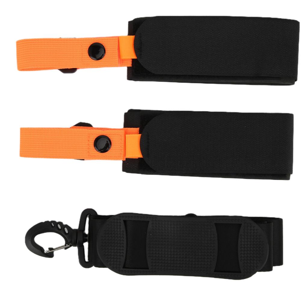 Snowboard Shoulder Straps Handle Double Skis Fixing Strap Sleigh Belt Adjustable Set