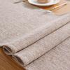 Changbaosen Solid Color Linen Table Runner