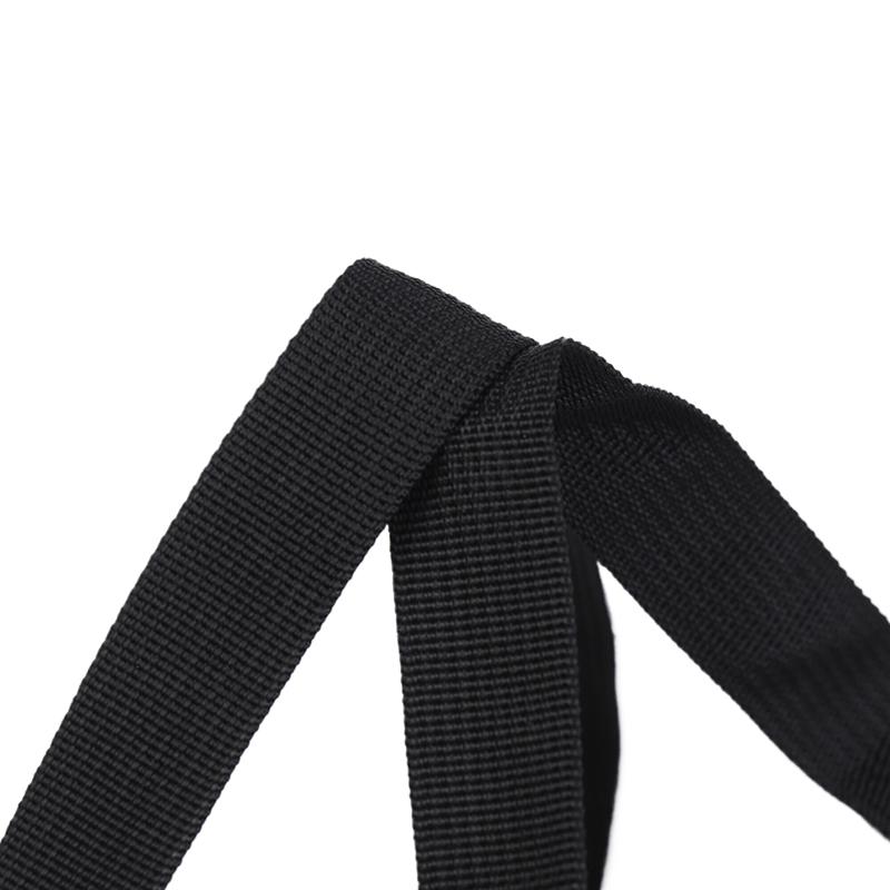 Black Yoga Pad Carrier Bag Basketball Volleyball Bag Sports Fitness Storage Bag Mesh Pilates And Bodybuilding Sports Bag