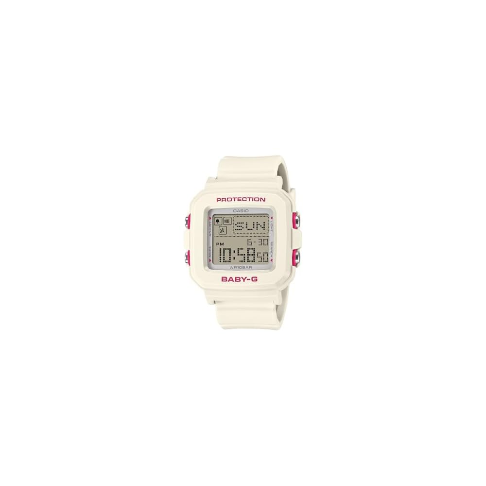 Женские часы Casio BABY-G+PLUS BGD-10KH-7JR, Белые (Официальный японский продукт)