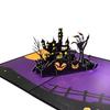 Exquisite 3D Pop Up Greeting Card Thank You Blessing Card  Halloween Decorations