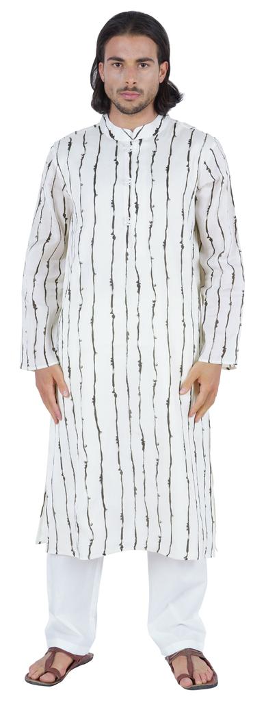 Atasi Traditional Party Wear Long Sleeve Kurta  Mandarin Collar Neck Casual