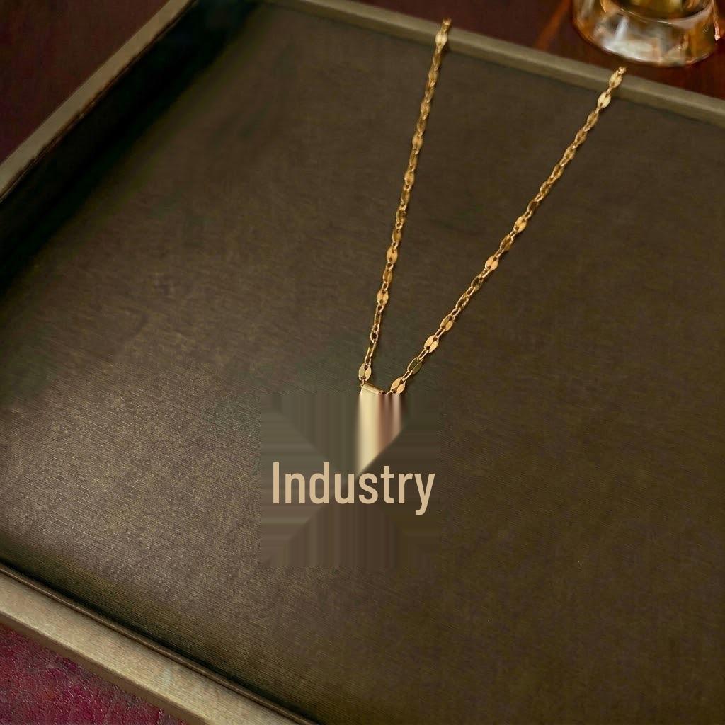 Women's European & American Style Colorful Diamond Flower Rotating Pendant Necklace