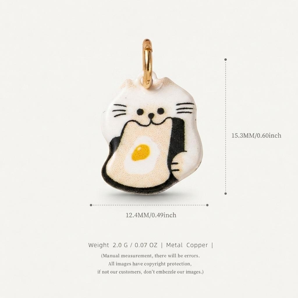 2025 Autumn Totoro Bow Knot Fireman Pendant Necklace