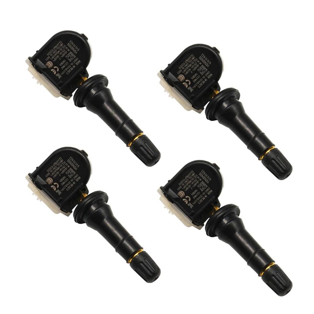 4 Stück Reifendrucksensor OEM 13516165 13598773, Cadillac XT5 2018-2021 TPMS-Sensor Reifendrucksensor