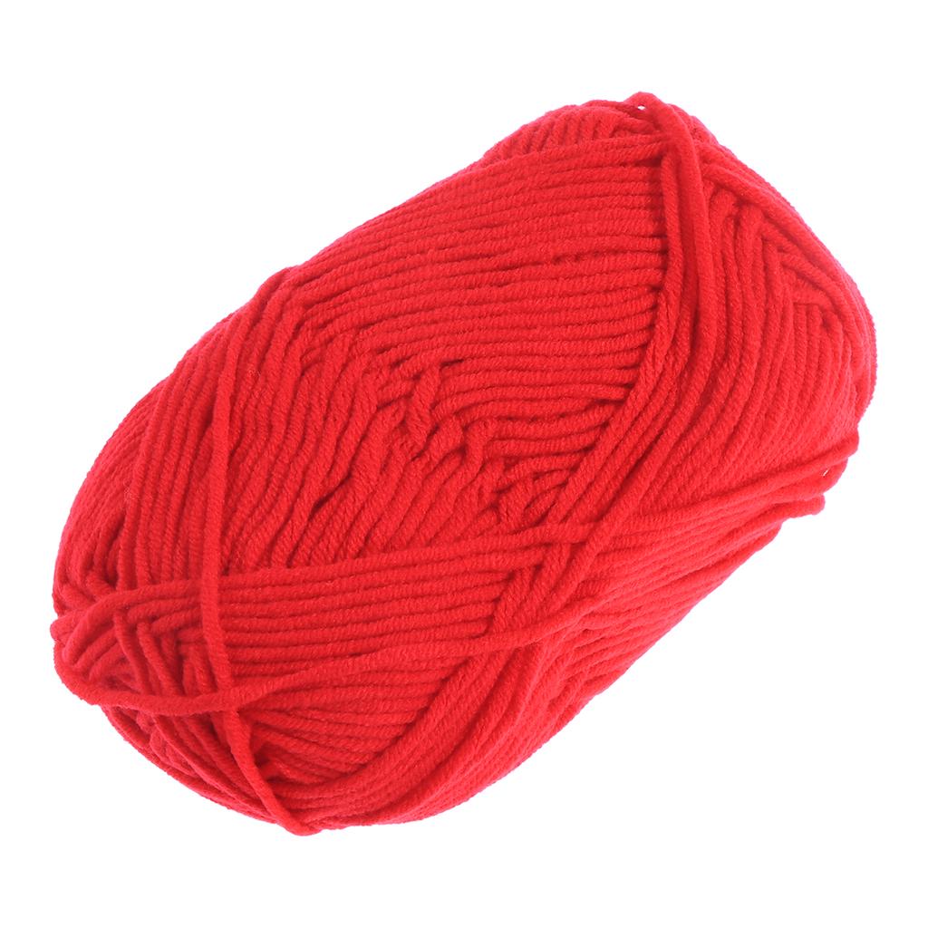 50G Milk Cotton Yarn Chunky Knitting Wool Soft Warm For Hats Scarves Sweaters Diy Crochet Spinning Weaving Needle Felting Cotton