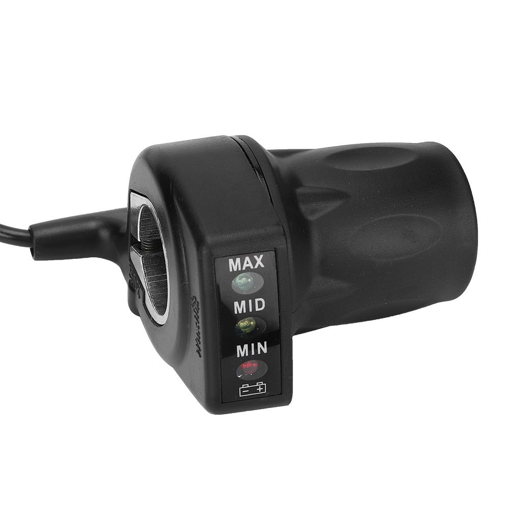 36V Half Twist Throttle with Battery Indicator for Folding Mini Electric Bikes Scooters