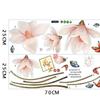Avtagbar 3D Flower Wall Sticker Vardagsrum Sovrum Heminredning