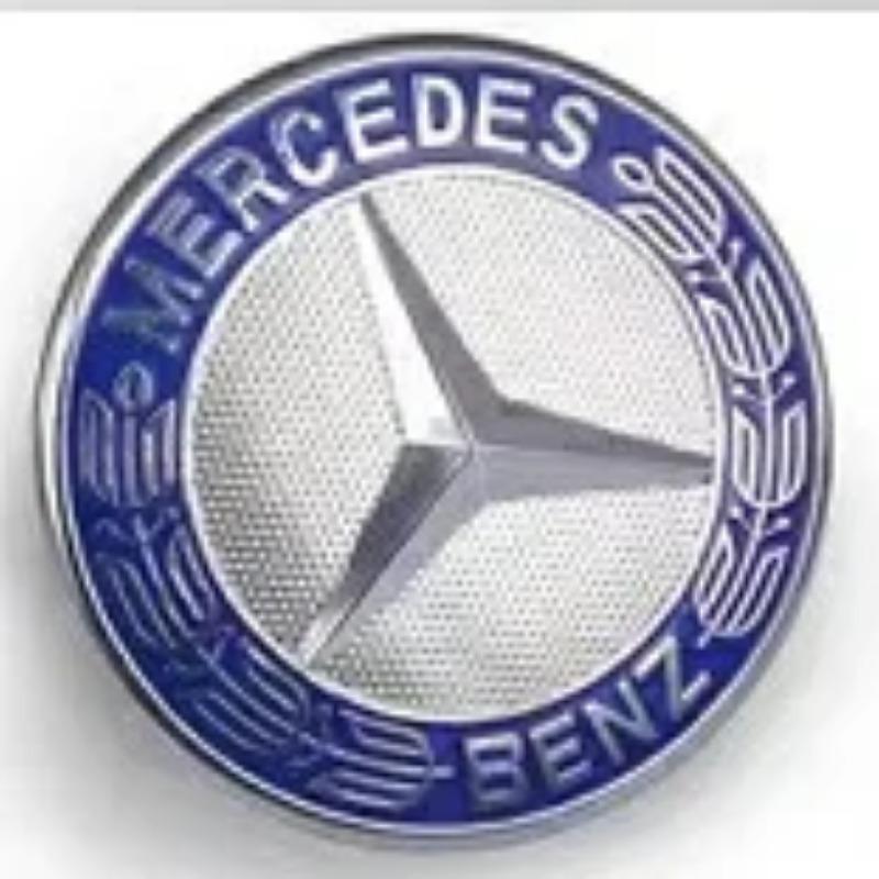 RIU 57mm Star Flat Hood Bonnet Logo Emblem Badge Mercedes Benz W204 W124 W201 W202 W212 W220 W205 automobile Accessorie NX4