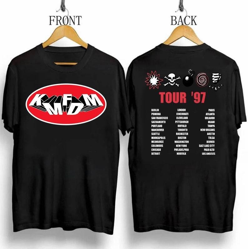 KMFDM Band Shirt, KMFDM 1997 Symbols Tour Concert Unisex T-Shirt XXXL