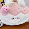 Sac bandoulière pudding désert doux poupée en peluche sac à dos enfant grande capacité avec pendentif peluche sac à bandoulière dessin animé filles