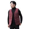 Ultralight Inner Down for Fall and Includes Storage LIY50 Men's Vest, Collarless, Water-Repellent, Lightweight, Warm, Cold-Wearing, Thin,