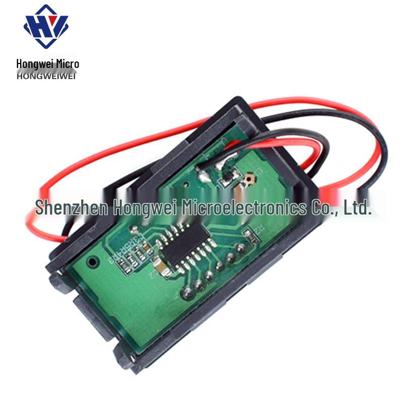 0.56" LED Voltmeter, Red Two-Wire, DC 4.5V-30.0V