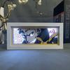 Persona 5 Goro Akechi Anime Světelná krabička Dřevo Laserový Výřez z papíru Světelná krabička Manga LED Noční světlo Ryuji Sakamoto pro Dekoraci místnosti Lampa