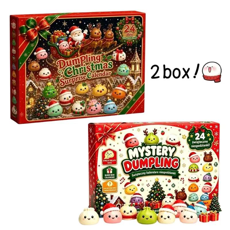 24 Dienu Ziemassvētku Pelmeņu Squishy Adventes