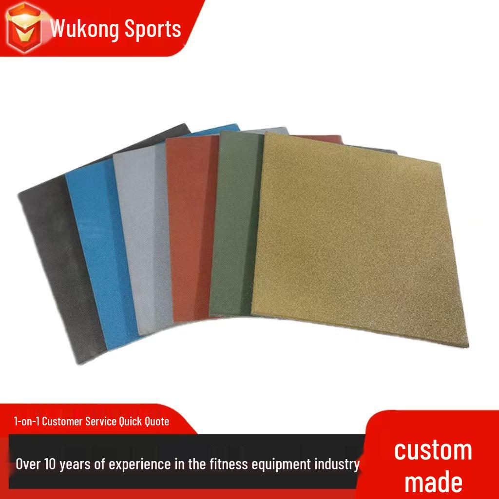 Kindergarten Outdoor Rubber Floor Tiles - 3cm Sound Insulation  Shock Absorption Mats 1.5cm Thick