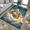 Underwater Two Sea Turtles Office Rug Chair Mat, Entryway Carpet, Suitable for Front Door, Bedroom, Living Room, Desk, Holiday Gift
