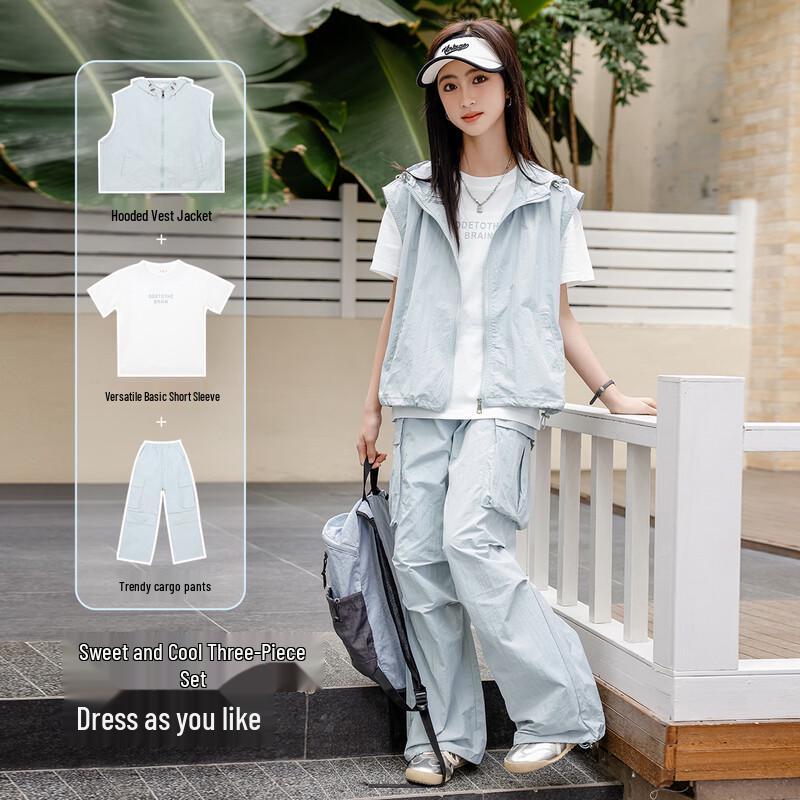 Fuluomi Girls  Summer Three-Piece Set 150