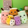 New Fruit Bubble Tea Cup Throw Pillow Doll Plush Toy Doll