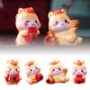 2026 New Year Zodiac Mascot Figurines Miniature Cartoon Lucky Horse Micro Landscape Ornaments Home Desk Decorations Gift