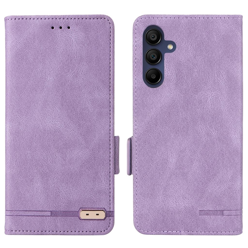 For Samsung Galaxy A16 5G/A16 4G Case Leather Wallet Flip Phone Cover with Hardware Decor