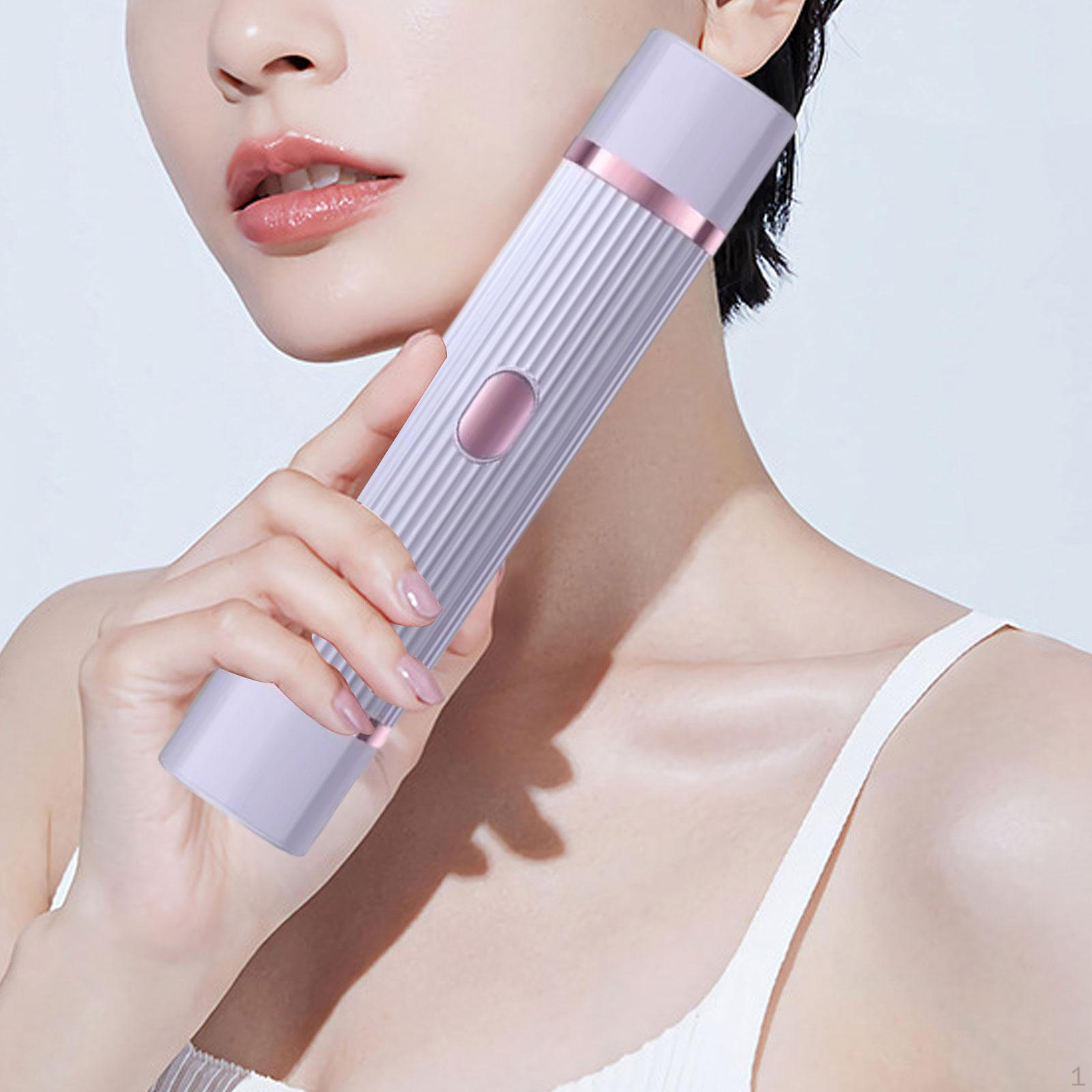 

Триммер для зоны бикини, многофункциональный портативный инструмент для бритья лица, персональное устройство для ухода за кожей, влажный и фиолетовый