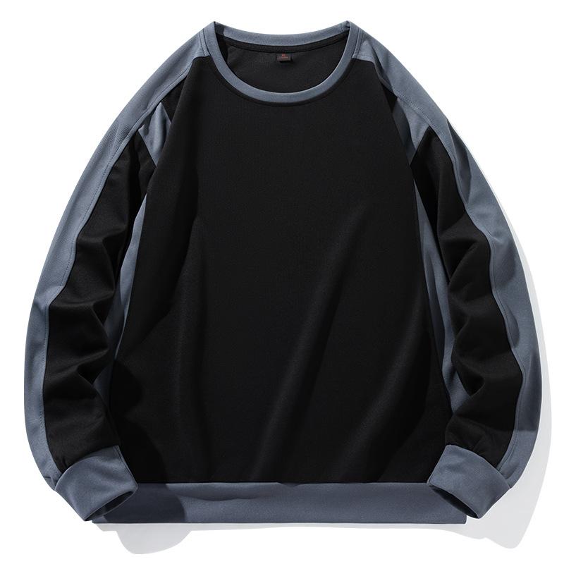 Men's Hoodie for Spring and Autumn Loose Casual Round Neck Long Sleeved Sweater
