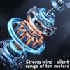 Two Head USB Car Fan for Back Seat 5V Foldable and Multiple Angle Rotation Headrest Ventilation Fan for Various Vehicles