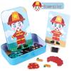 Tin Box Magnetic Dress-Up Puzzle: Children's Educational Toy for Early Development