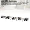 Mop and Broom Holder Wall Mount 304 Stainless Steel 5 Slots 4 Hooks Broom Hanger for Garage Laundry