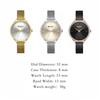 CURREN New Top Women's Watch Casual Quartz Watch Stainless Steel Milan Net Belt Watch